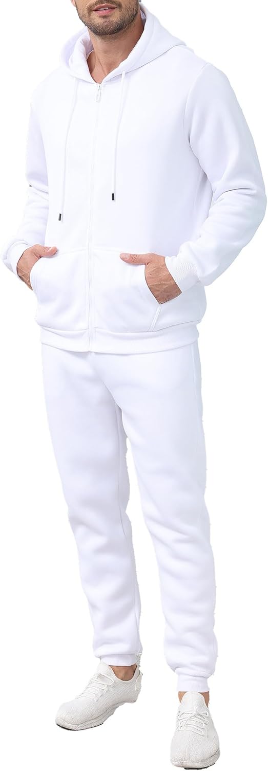 Men's Tracksuits 2 Piece sweatsuits Full Zip Hoodie Sweat suits