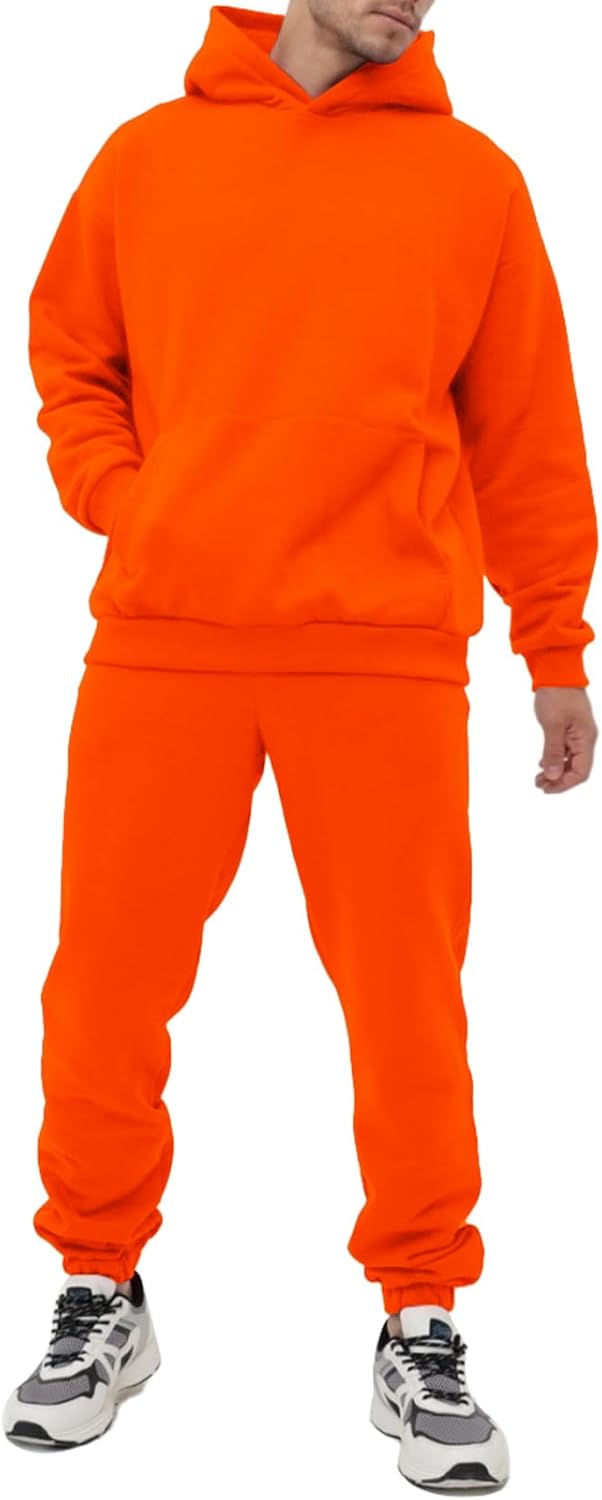 2 Pcs Hoodie Jogger Sweatsuits