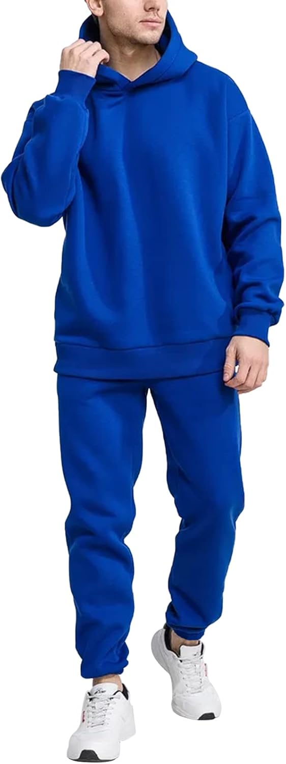 2 Pcs Hoodie Jogger Sweatsuits