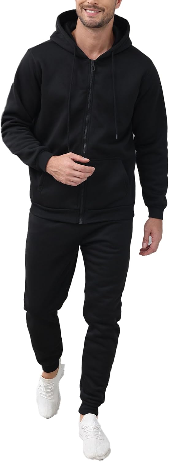 Men's Tracksuits 2 Piece sweatsuits Full Zip Hoodie Sweat suits