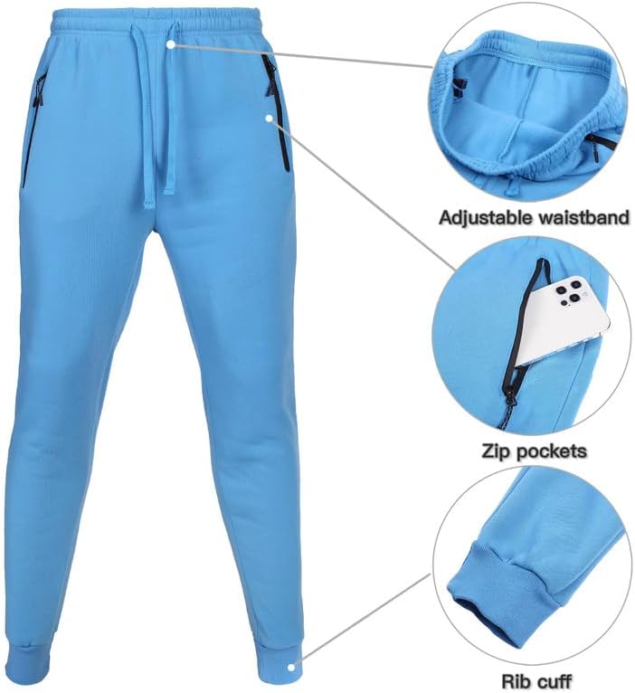 Men's Tracksuit 2 Piece Athletic Hoodies Sport Jogging Suits With Pockets