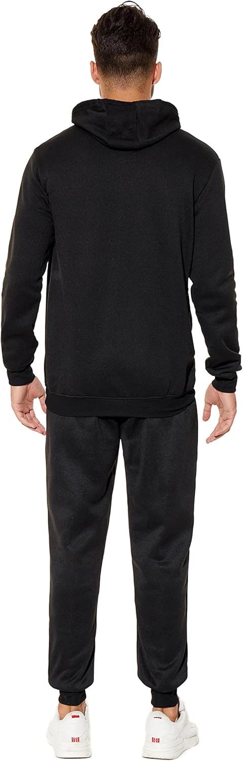 Hooded Sweatshirt 2 Pieces Set Casual Athletic Jogging Clothes