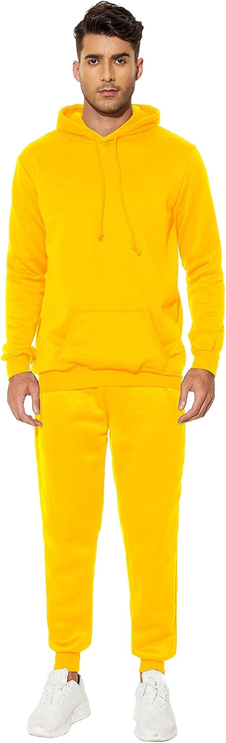 Hooded Sweatshirt 2 Pieces Set Casual Athletic Jogging Clothes
