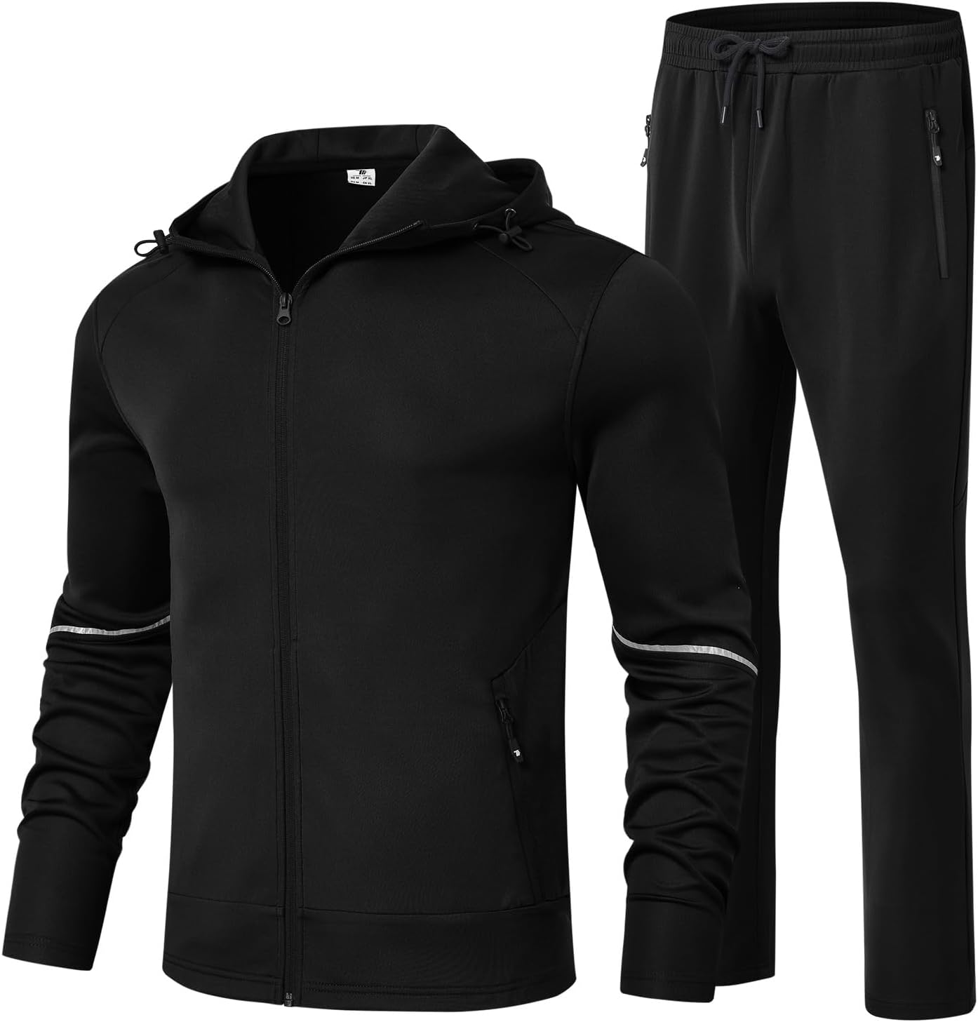 Men's Tracksuits Set Full Zip Jacket Hoodie Sweatsuit