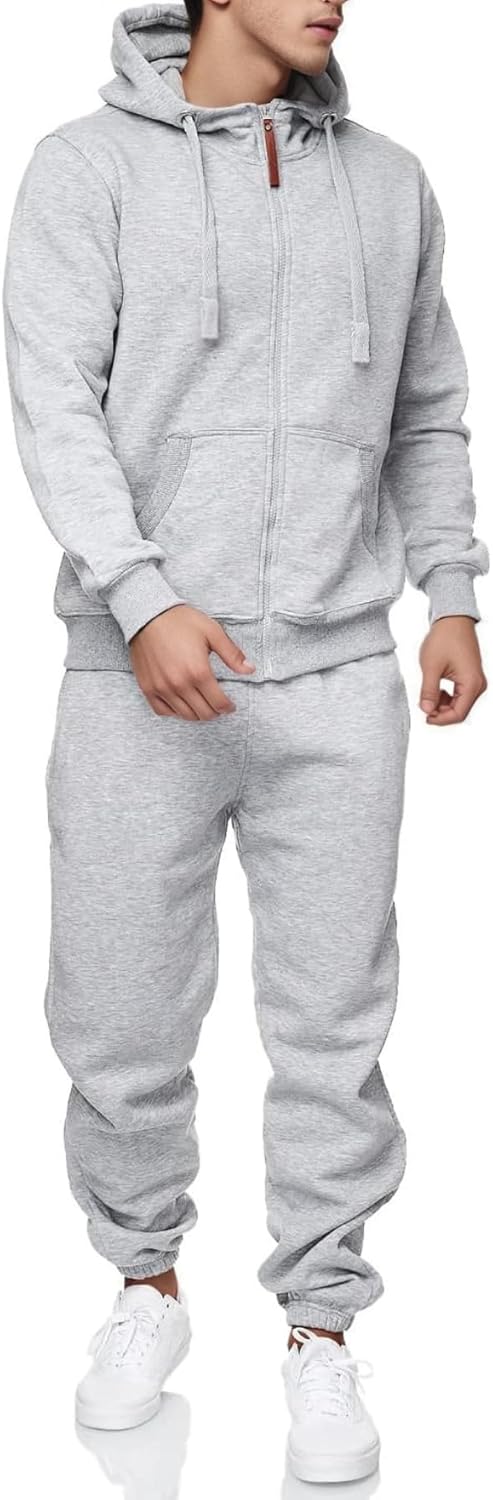 Hoodie Suit for Men 2 Piece Men's Jogging Tracksuit Set