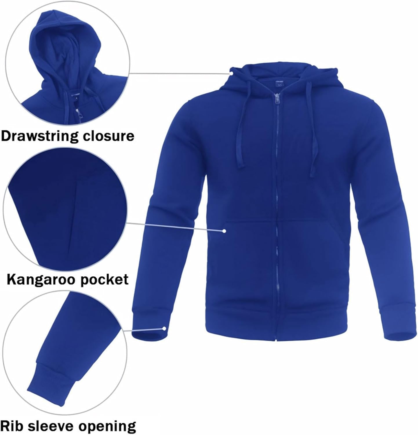 Men's Tracksuits 2 Piece sweatsuits Full Zip Hoodie Sweat suits