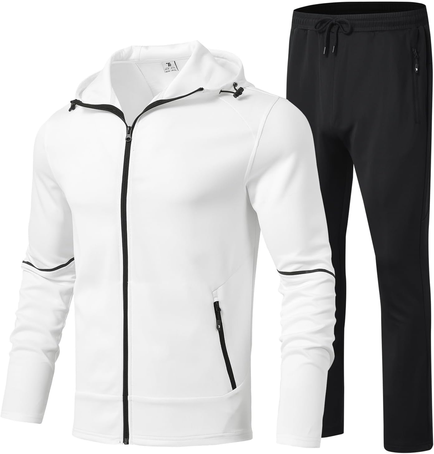 Men's Tracksuits Set Full Zip Jacket Hoodie Sweatsuit