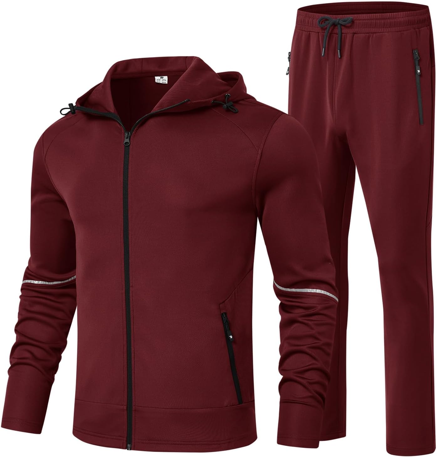 Men's Tracksuits Set Full Zip Jacket Hoodie Sweatsuit