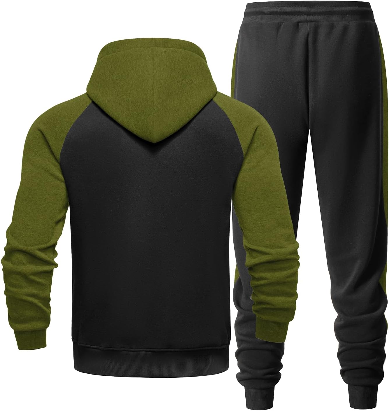 Zip Up Hoodie Sweatsuits Athletic Jogging Suit Set Casual Outfit with Pockets
