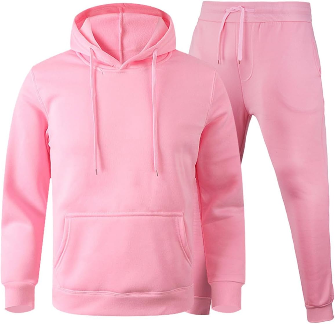 Hooded Sweatshirt 2 Pieces Set Casual Athletic Jogging Clothes