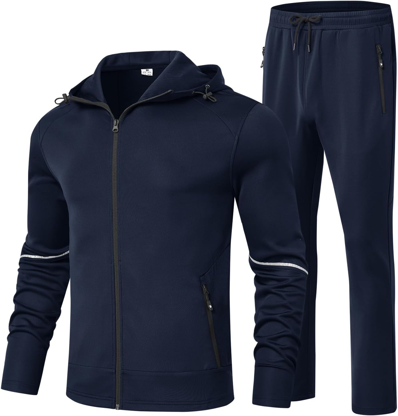 Men's Tracksuits Set Full Zip Jacket Hoodie Sweatsuit