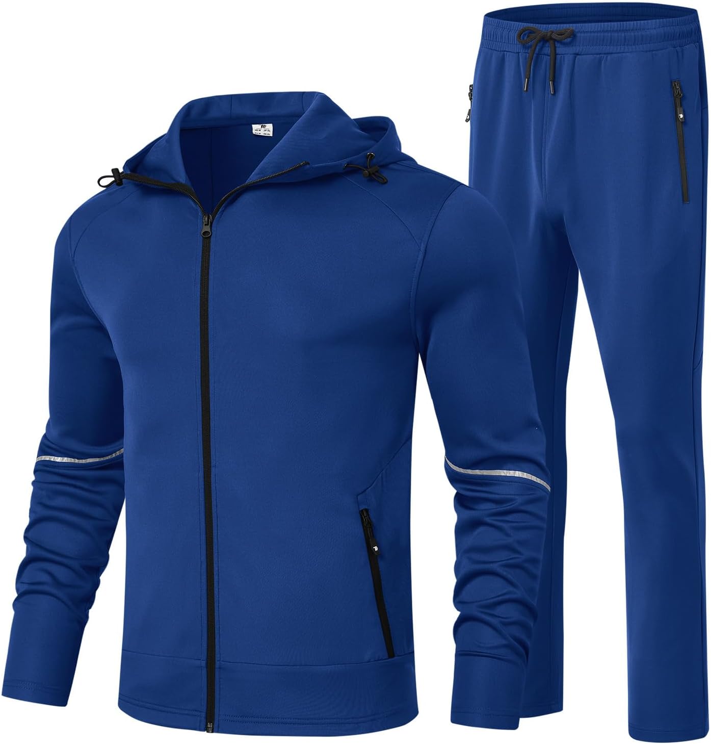 Men's Tracksuits Set Full Zip Jacket Hoodie Sweatsuit