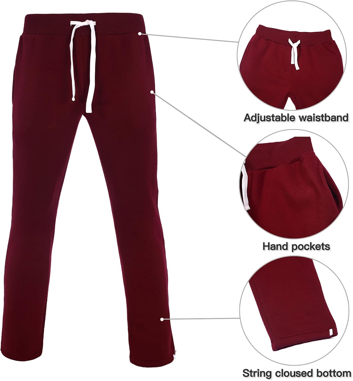2 Piece Casual Sweat Jogging Suit Set Athletic Full Zip Hoodies