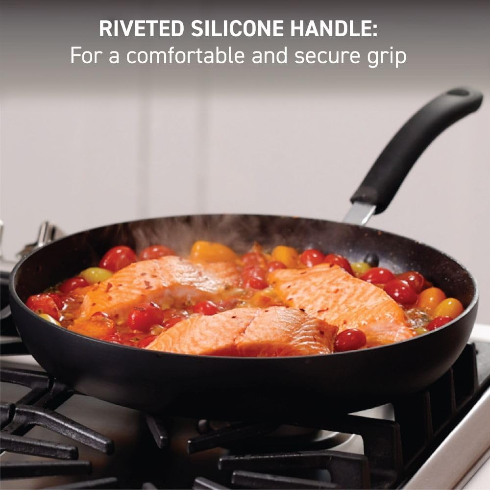 14 Piece Hard Anodized Nonstick Cookware Set Pots Pans Fry Pans and Dutch Oven