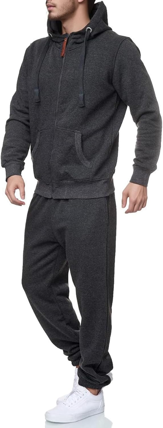 Hoodie Suit for Men 2 Piece Men's Jogging Tracksuit Set
