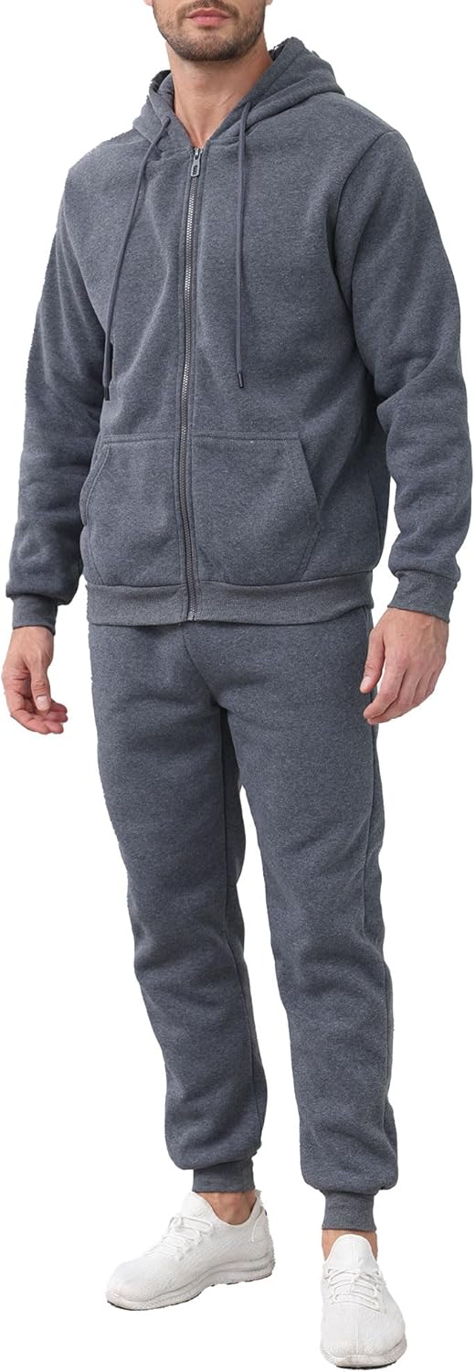 Men's Tracksuits 2 Piece sweatsuits Full Zip Hoodie Sweat suits