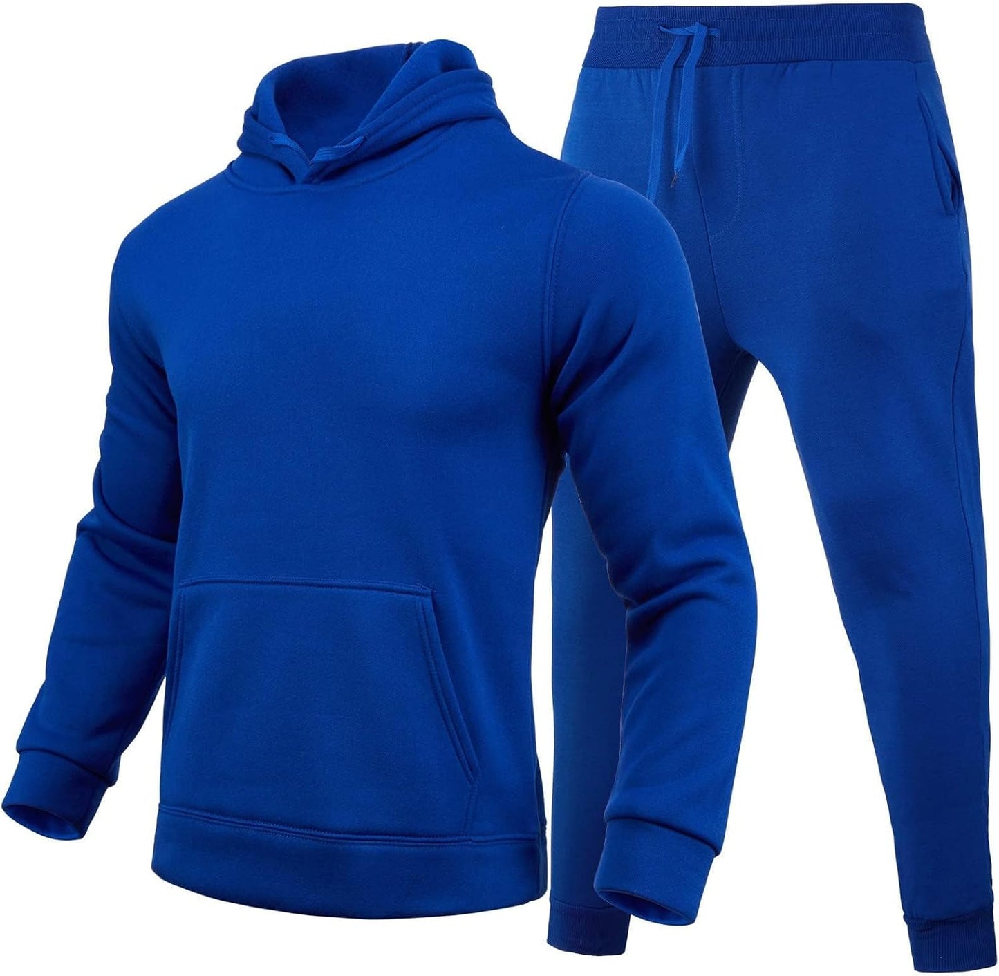 Hooded Sweatshirt 2 Pieces Set Casual Athletic Jogging Clothes