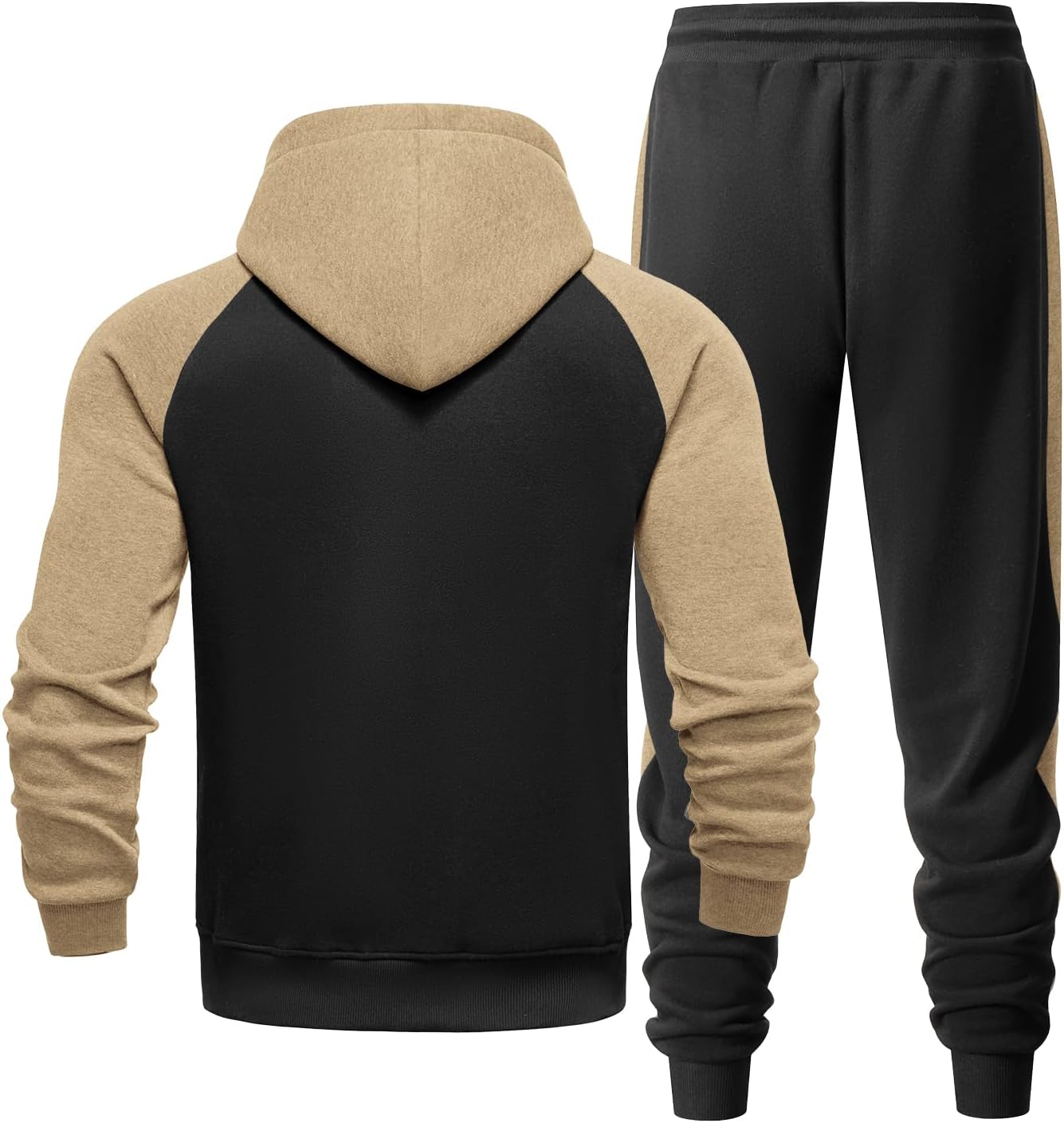 Zip Up Hoodie Sweatsuits Athletic Jogging Suit Set Casual Outfit with Pockets