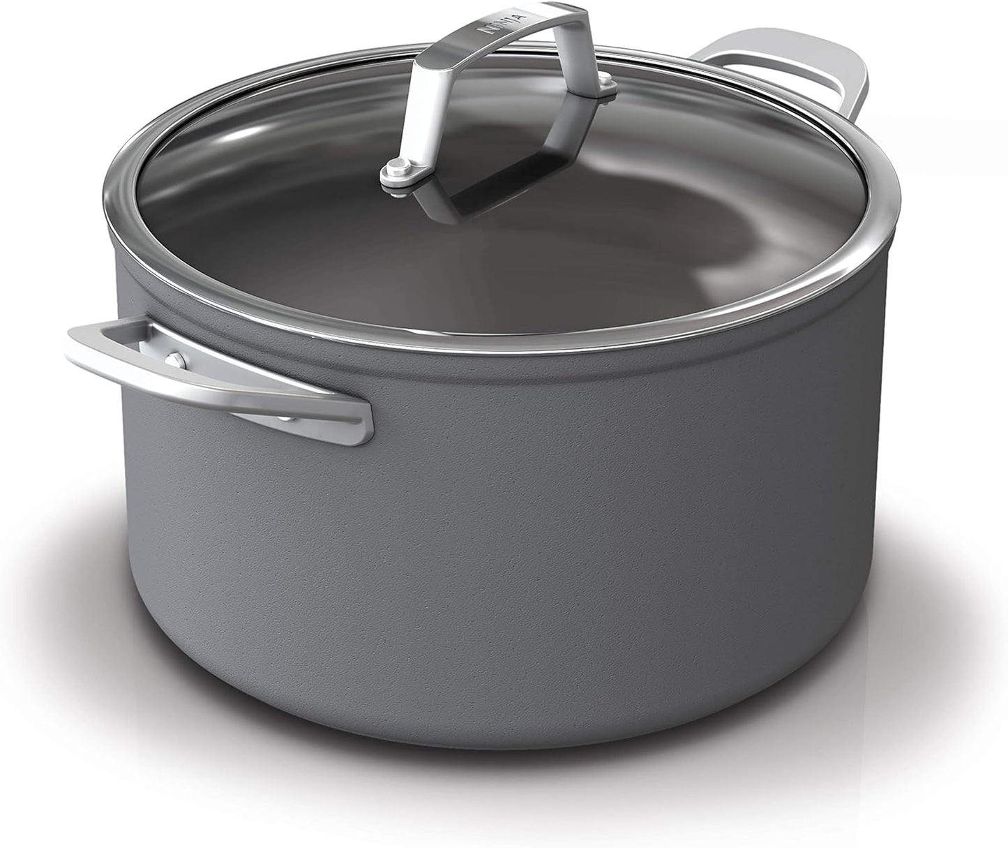 13 Piece Foodi NeverStick Hard Anodized Nonstick Cookware Set Oven Safe Grey
