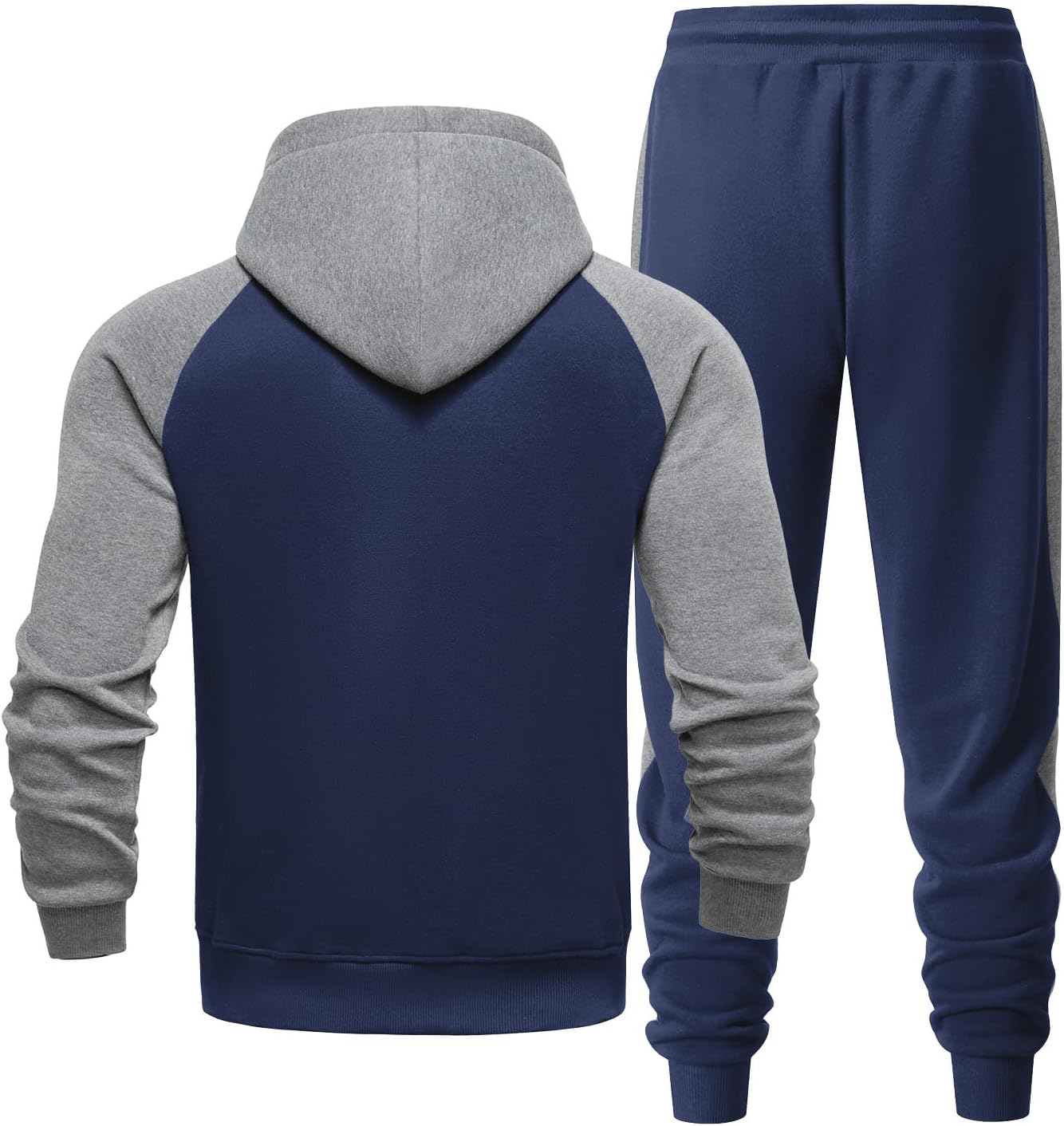 Zip Up Hoodie Sweatsuits Athletic Jogging Suit Set Casual Outfit with Pockets