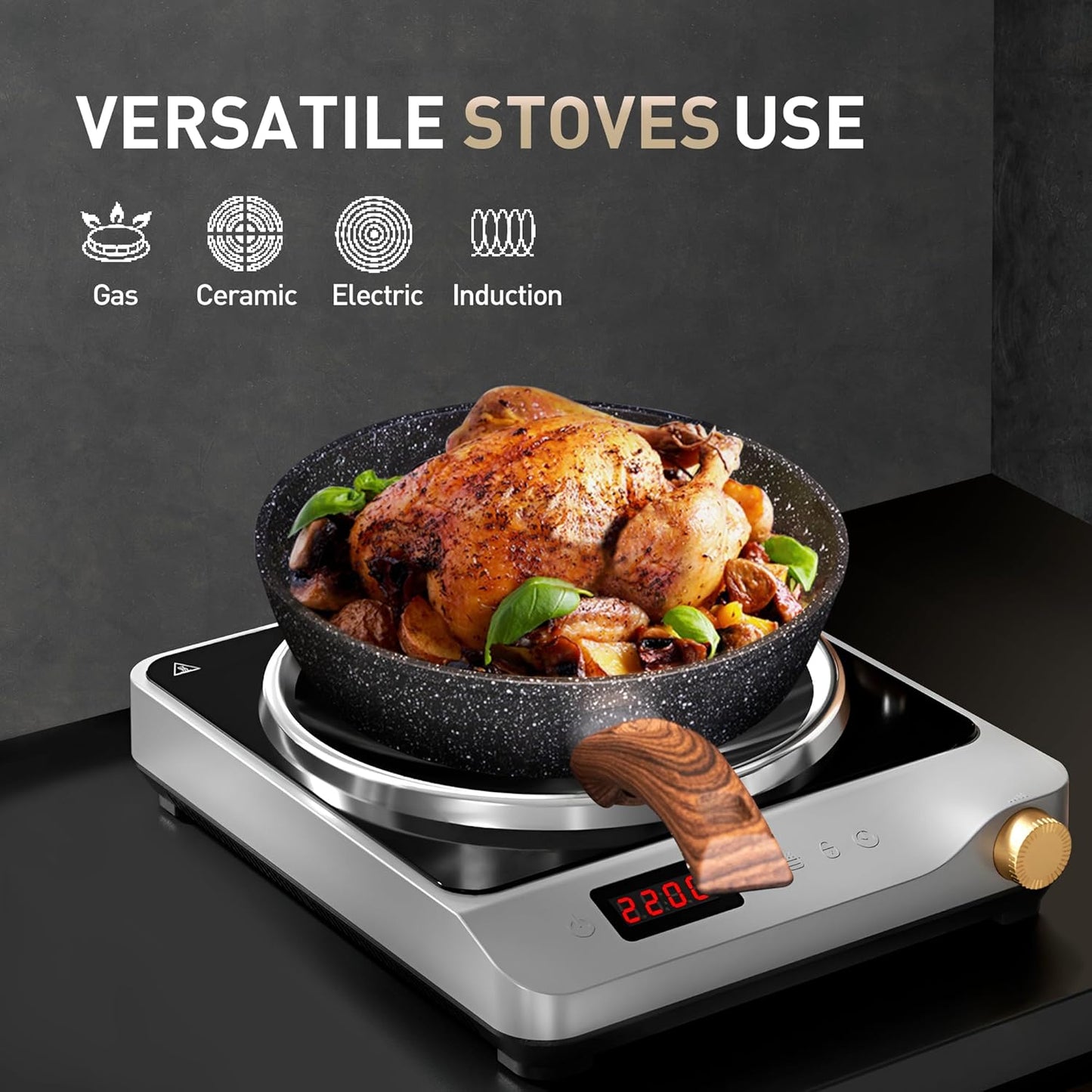 12 Piece Green Granite Nonstick Pots and Pans Set Induction Compatible Cookware