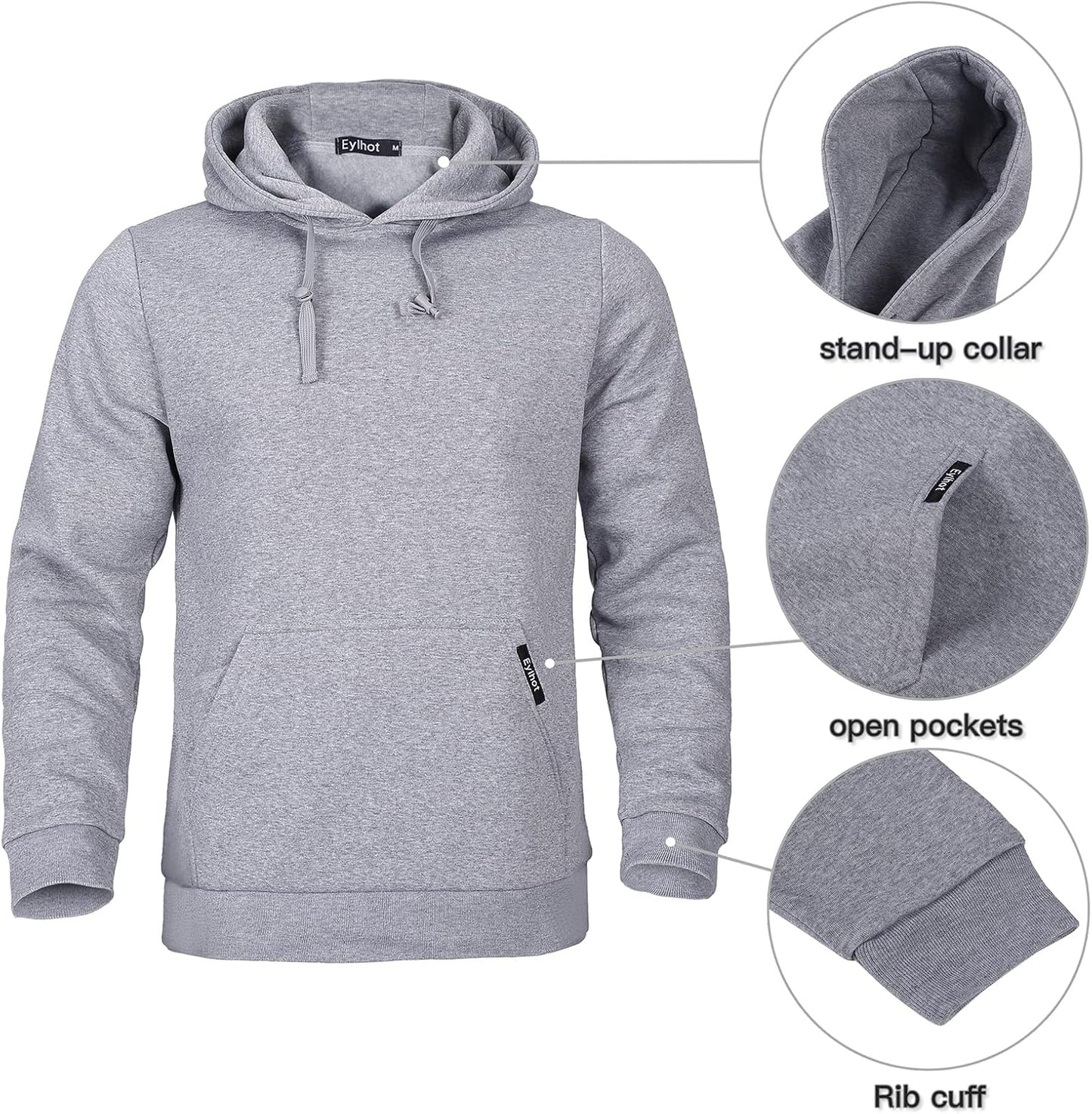 Men's Tracksuit 2 Piece Athletic Hoodies Sport Jogging Suits With Pockets