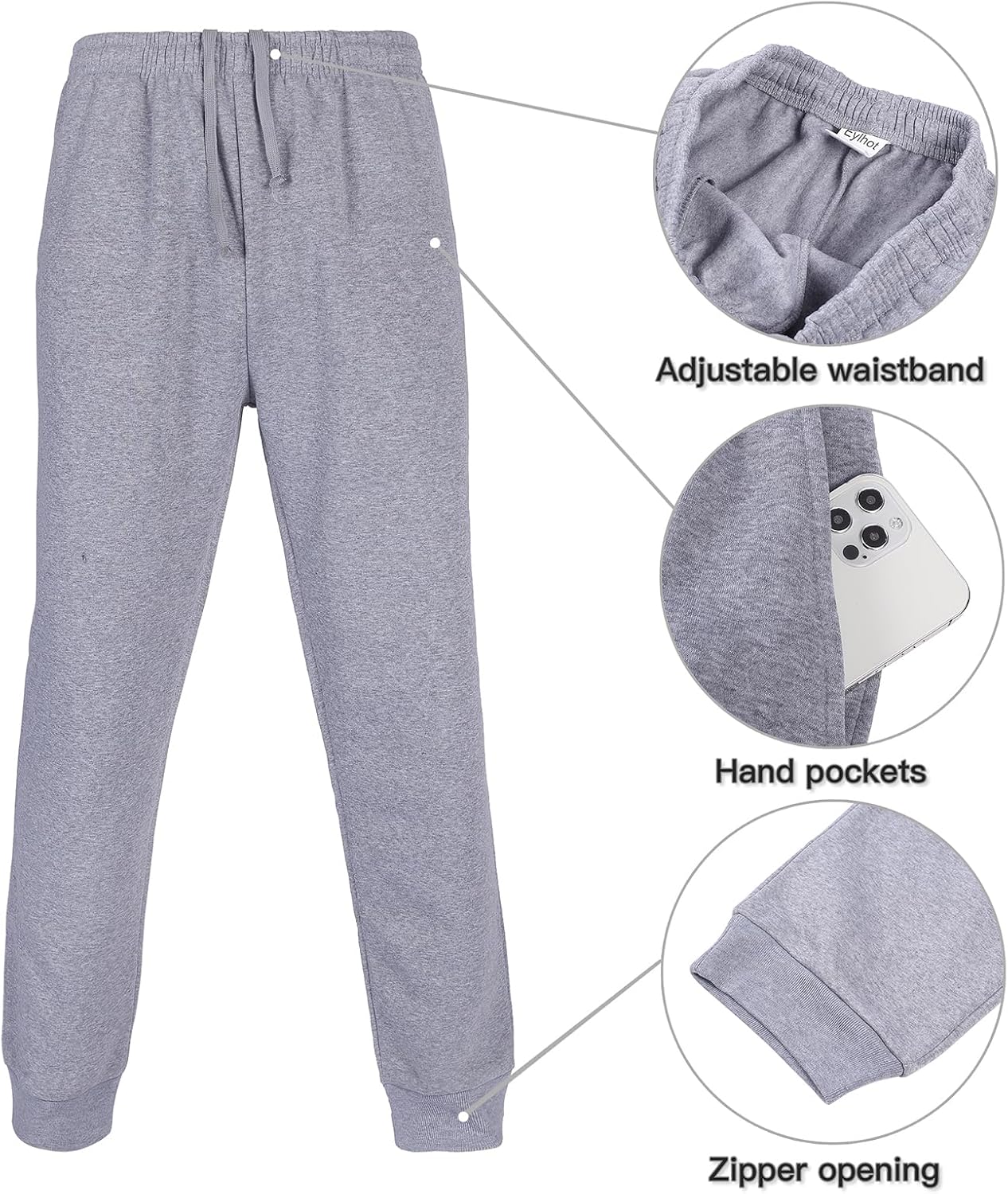 Men's Tracksuit 2 Piece Athletic Hoodies Sport Jogging Suits With Pockets