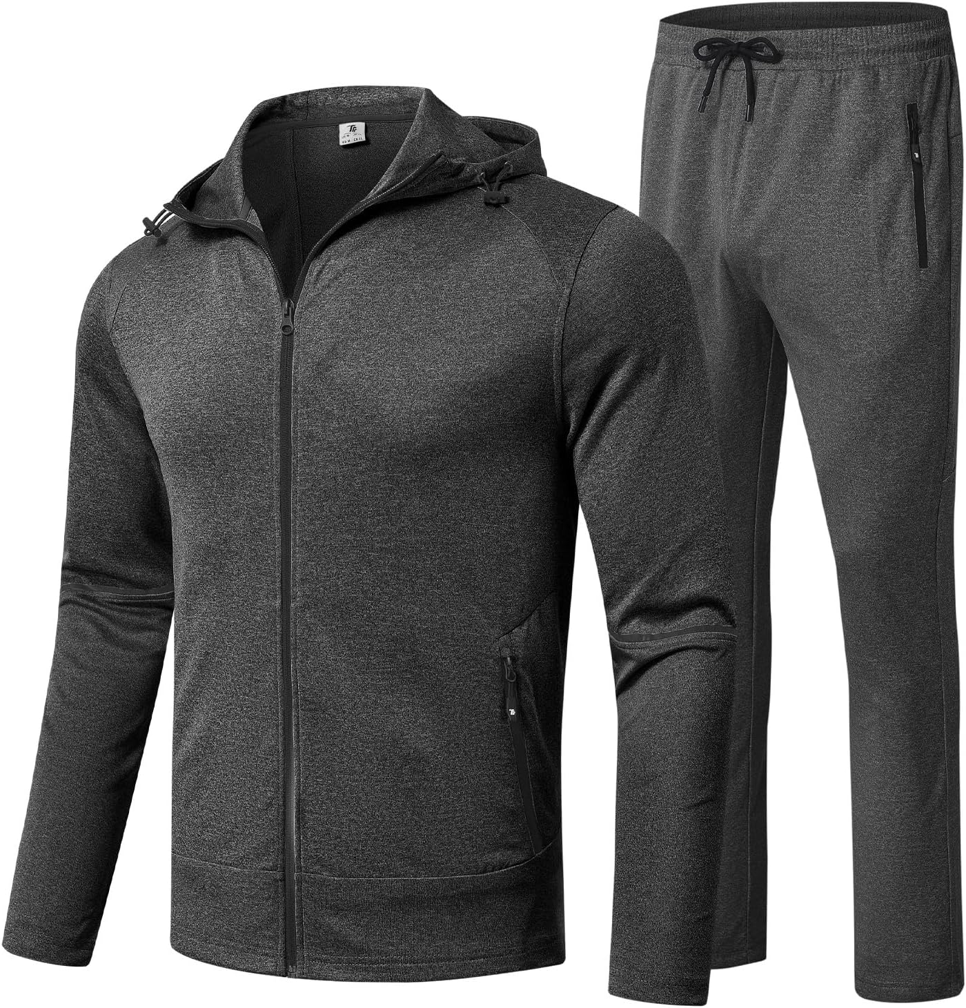 Men's Tracksuits Set Full Zip Jacket Hoodie Sweatsuit