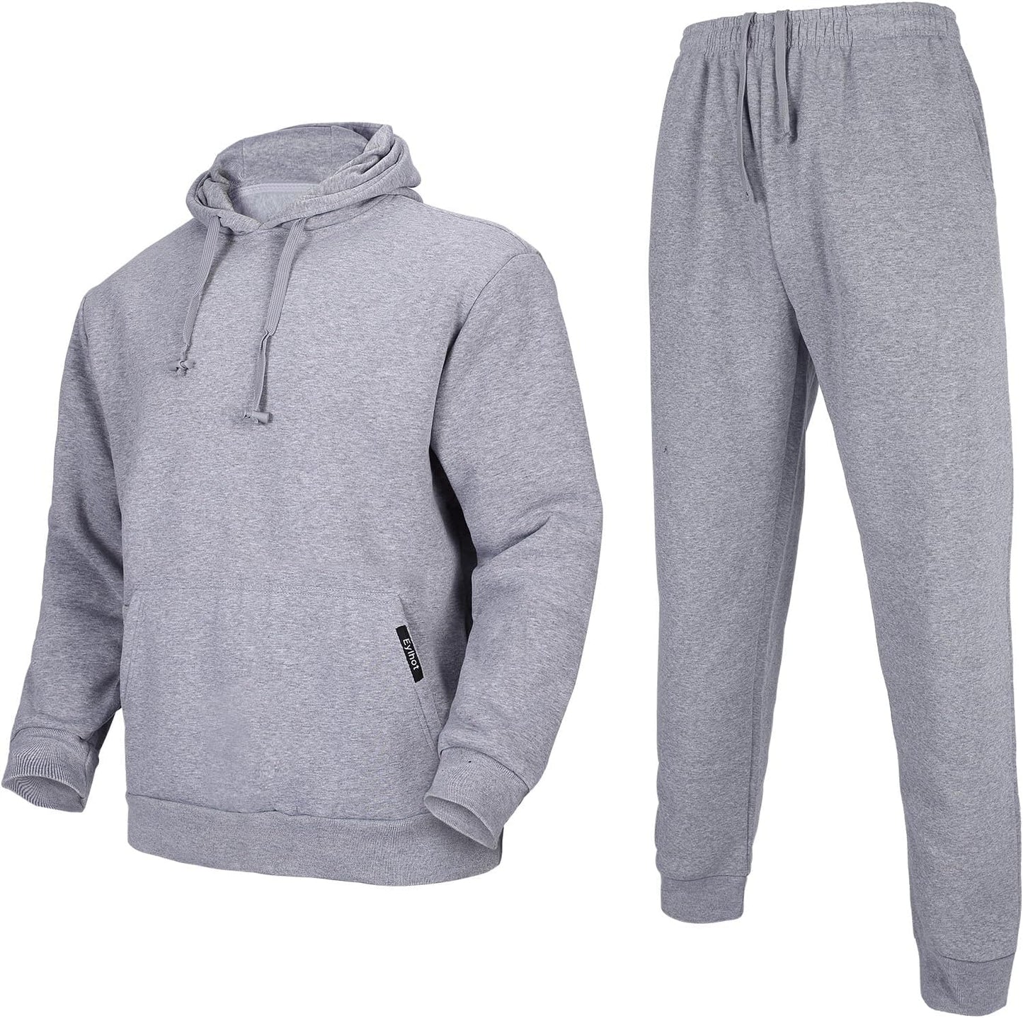 Men's Tracksuit 2 Piece Athletic Hoodies Sport Jogging Suits With Pockets