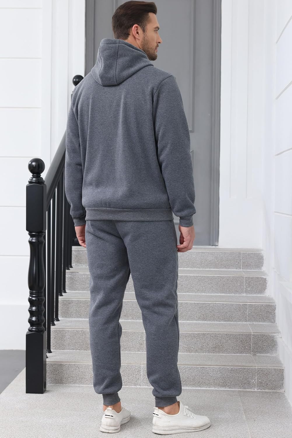 Men's Tracksuits 2 Piece sweatsuits Full Zip Hoodie Sweat suits