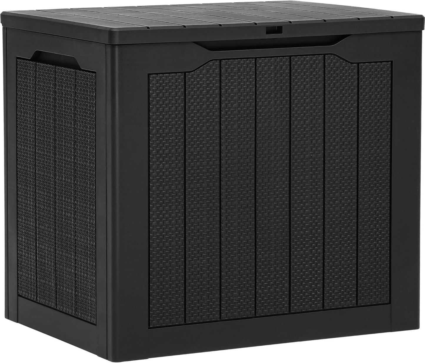 260 Gallon XXL Deck Box Outdoor Resin Lockable Water Resistant Storage Brown