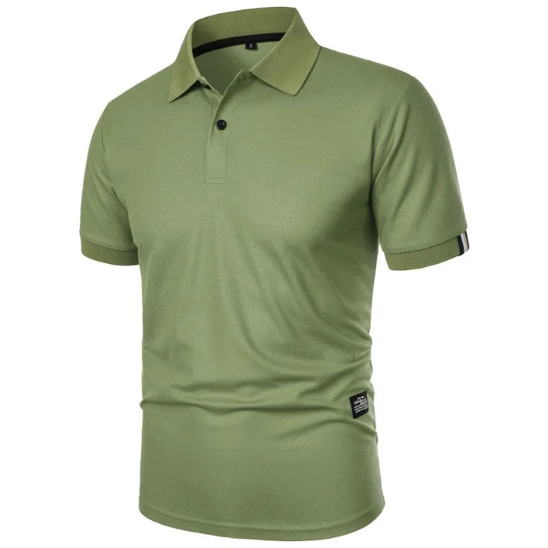 New Solid Color Polo Shirt
