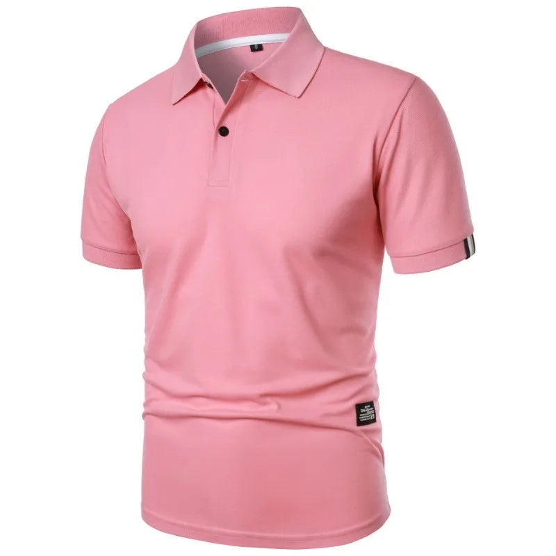 New Solid Color Polo Shirt