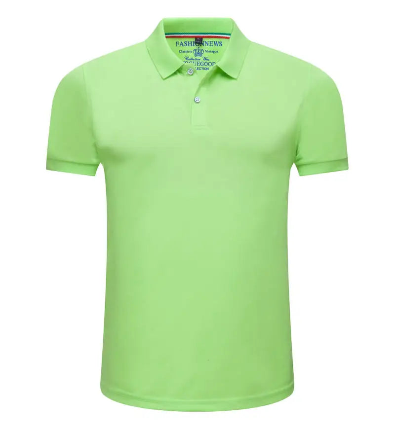 Casual Solid Color Polo Shirt