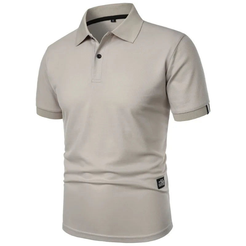 New Solid Color Polo Shirt