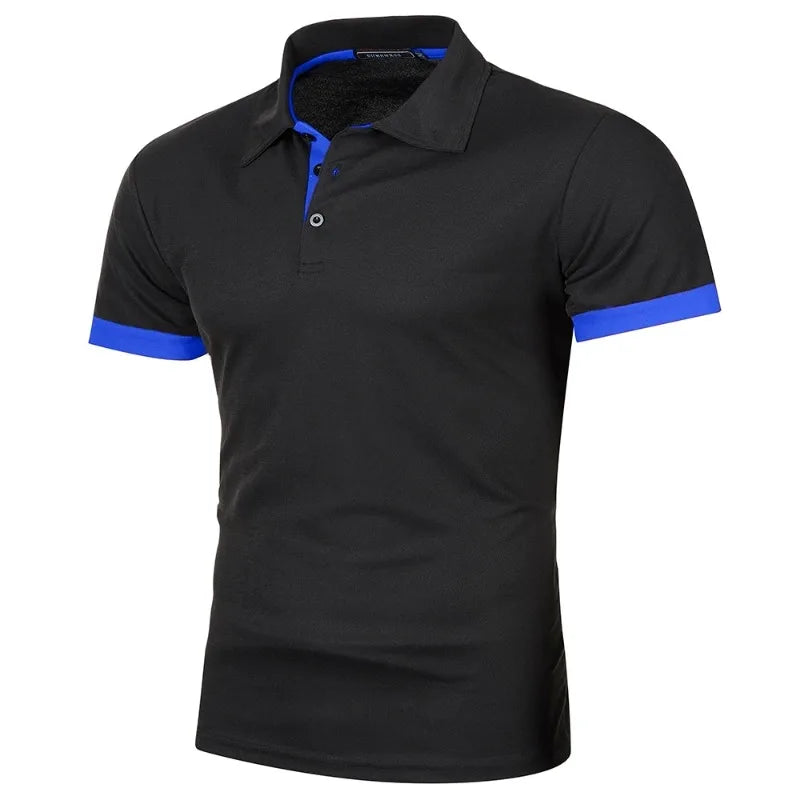 New Solid Color Polo Shirt