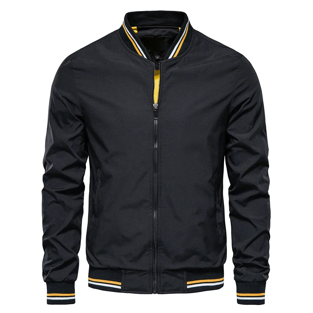 Men's Baseball Bomber Jacket Outerwear Coat