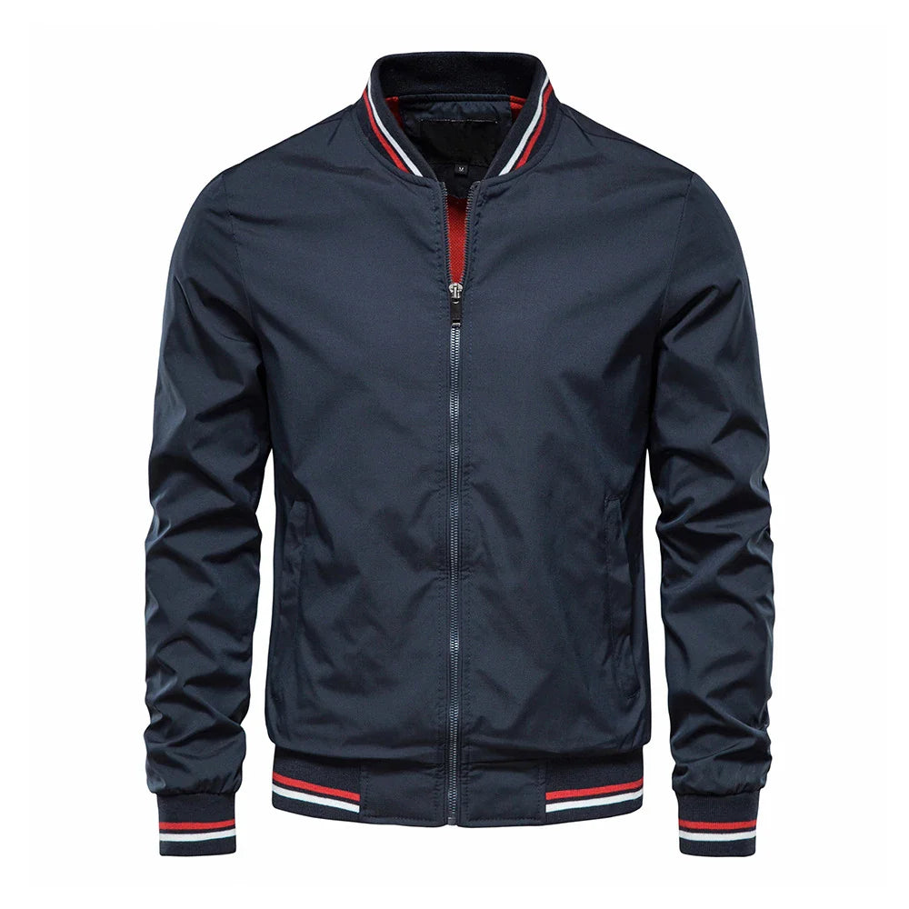 Men's Baseball Bomber Jacket Outerwear Coat