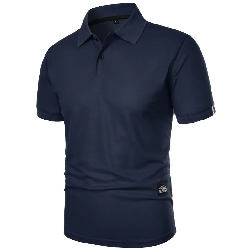 New Solid Color Polo Shirt