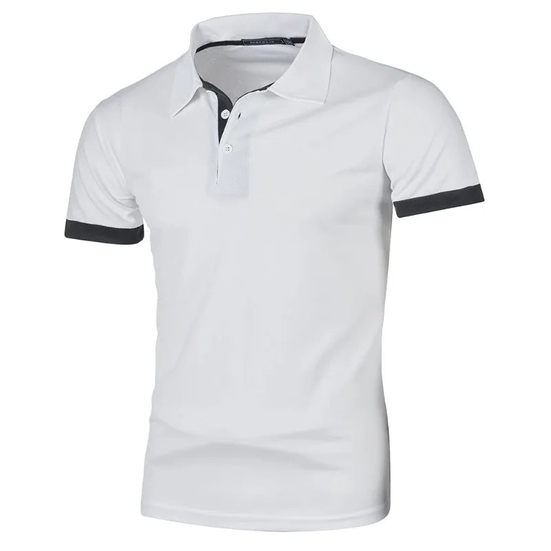 New Solid Color Polo Shirt