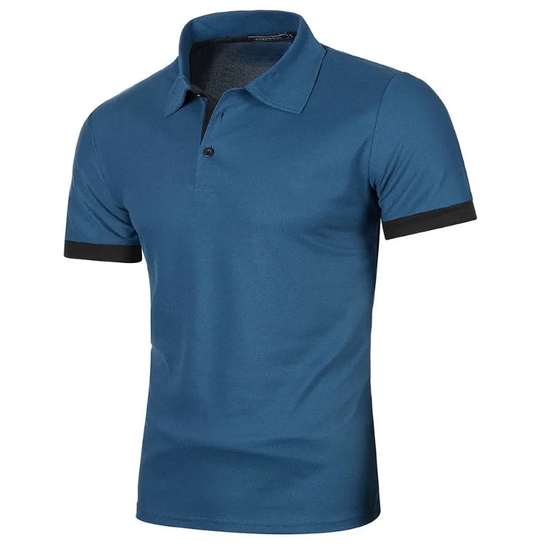 New Solid Color Polo Shirt