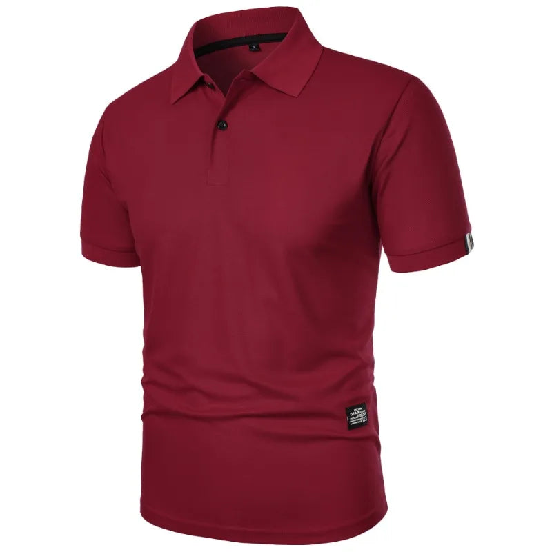 New Solid Color Polo Shirt