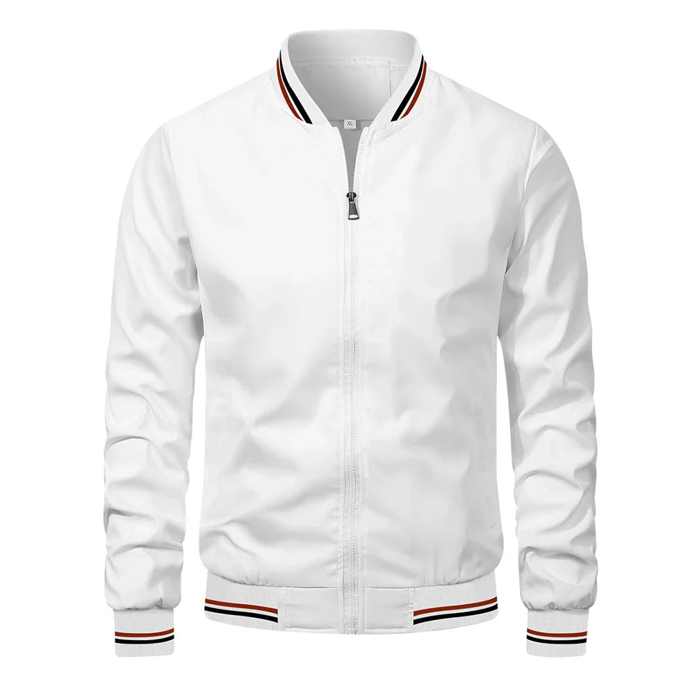 Men's Baseball Bomber Jacket Outerwear Coat