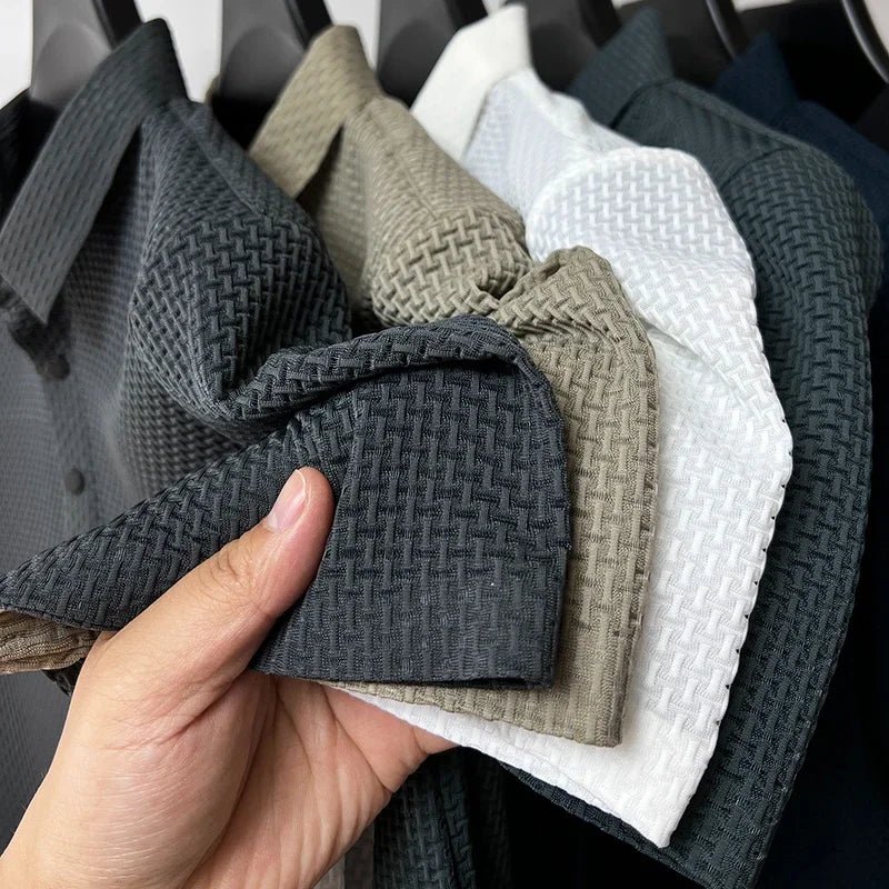 Silk Knitted Polo Shirt