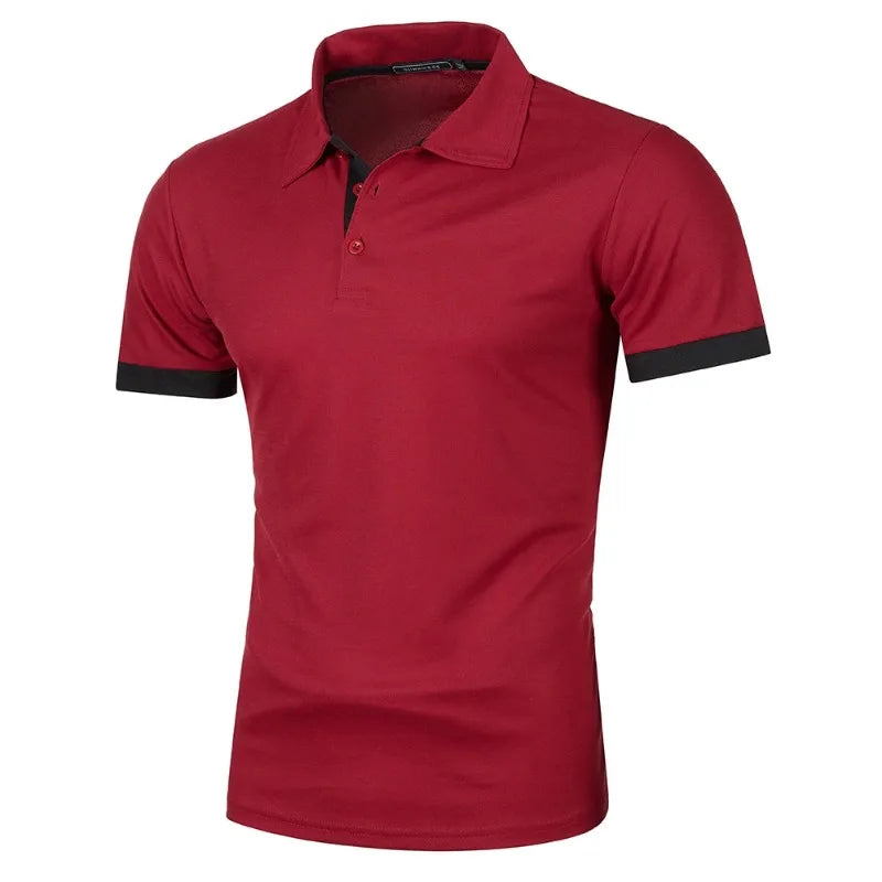 New Solid Color Polo Shirt