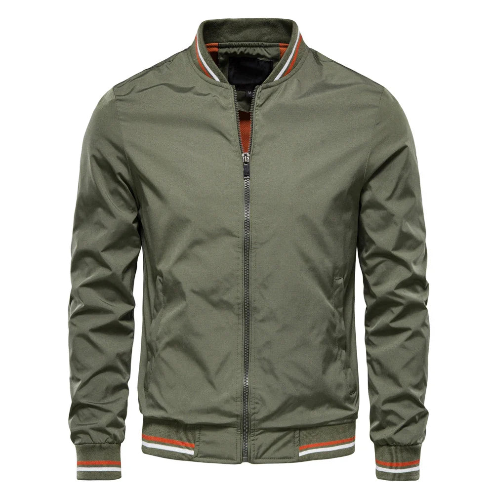 Men's Baseball Bomber Jacket Outerwear Coat