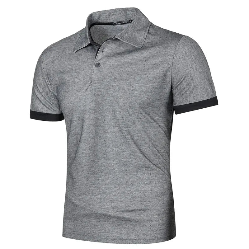 New Solid Color Polo Shirt