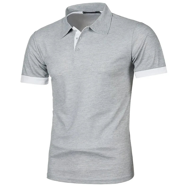 New Solid Color Polo Shirt