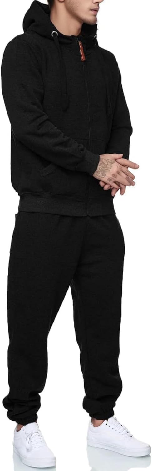 Hoodie Suit for Men 2 Piece Men's Jogging Tracksuit Set