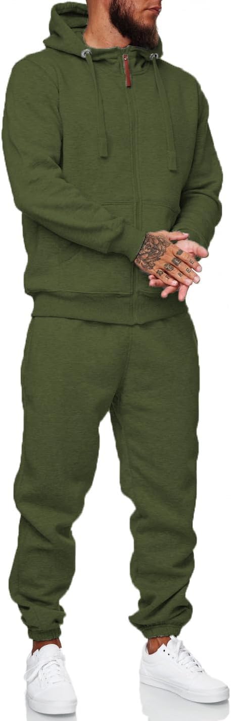 2 Piece sets Athletic Jogging suits Casual Outfits for men